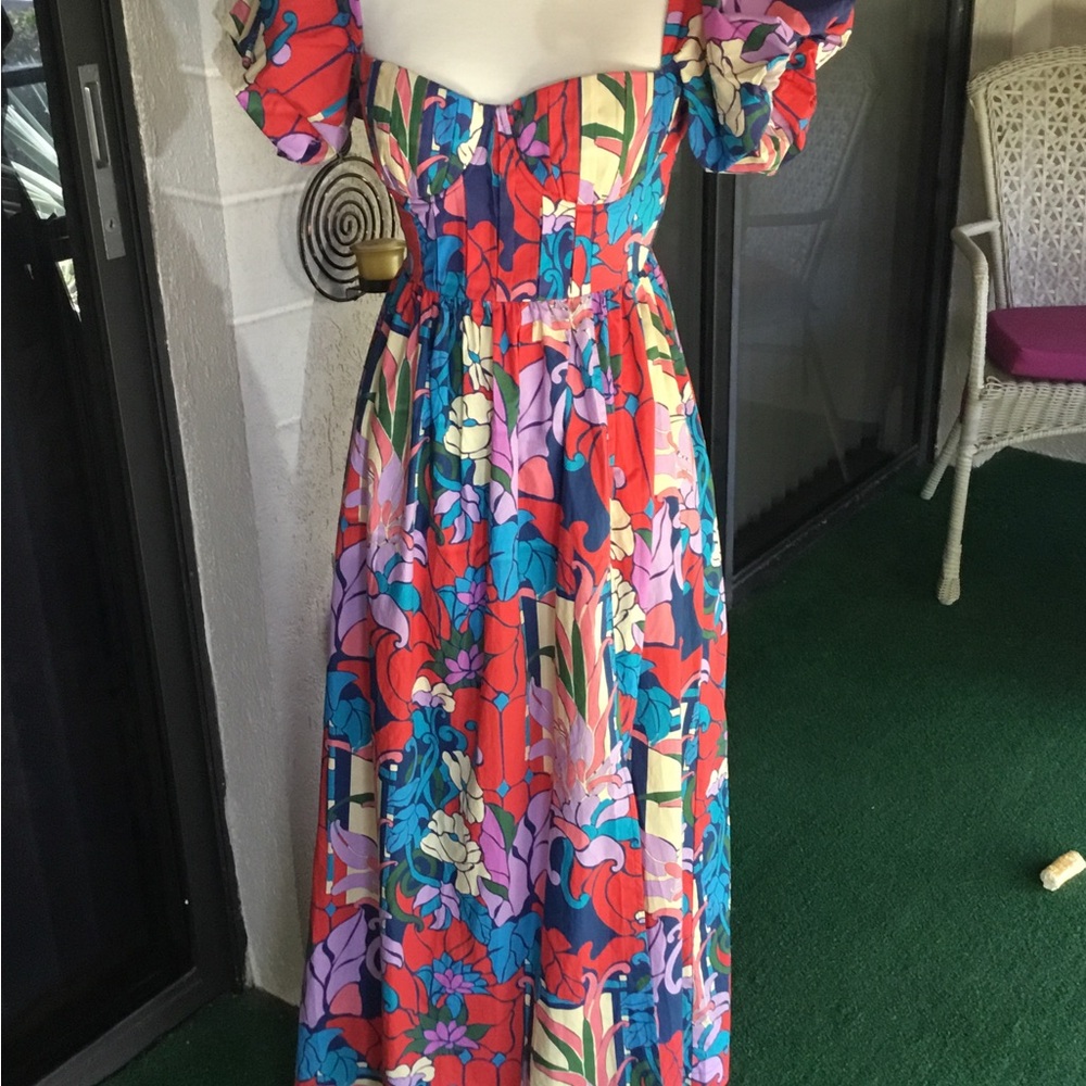 NWT Tuckernuck Climbing Cosmos Valerie Dress SZ 2 - Picture 9 of 10